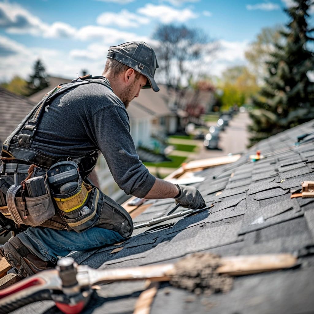 Manitoba Roofers Specialist Repairing Shingles in Winnipeg