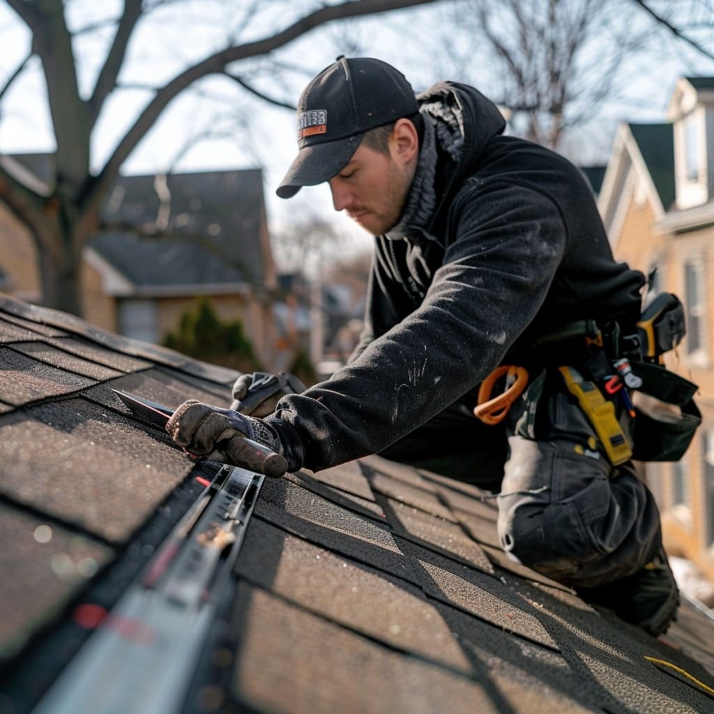 On-Site Shingle Repair by Manitoba Roofers in Winnipeg